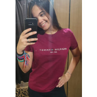 Camiseta Feminina Tommy Hilfiger - TH31999 Mescla