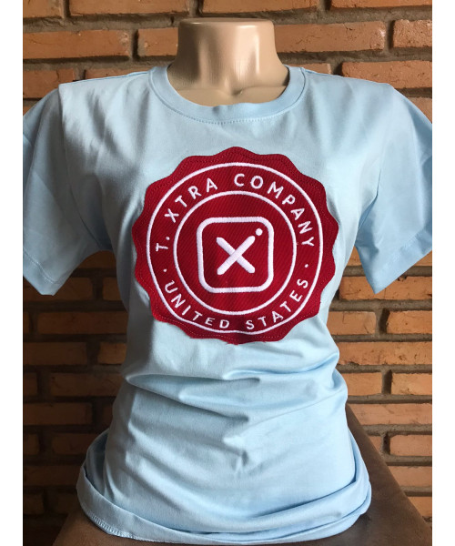Camiseta Feminina TXC - 50344 Azul Claro